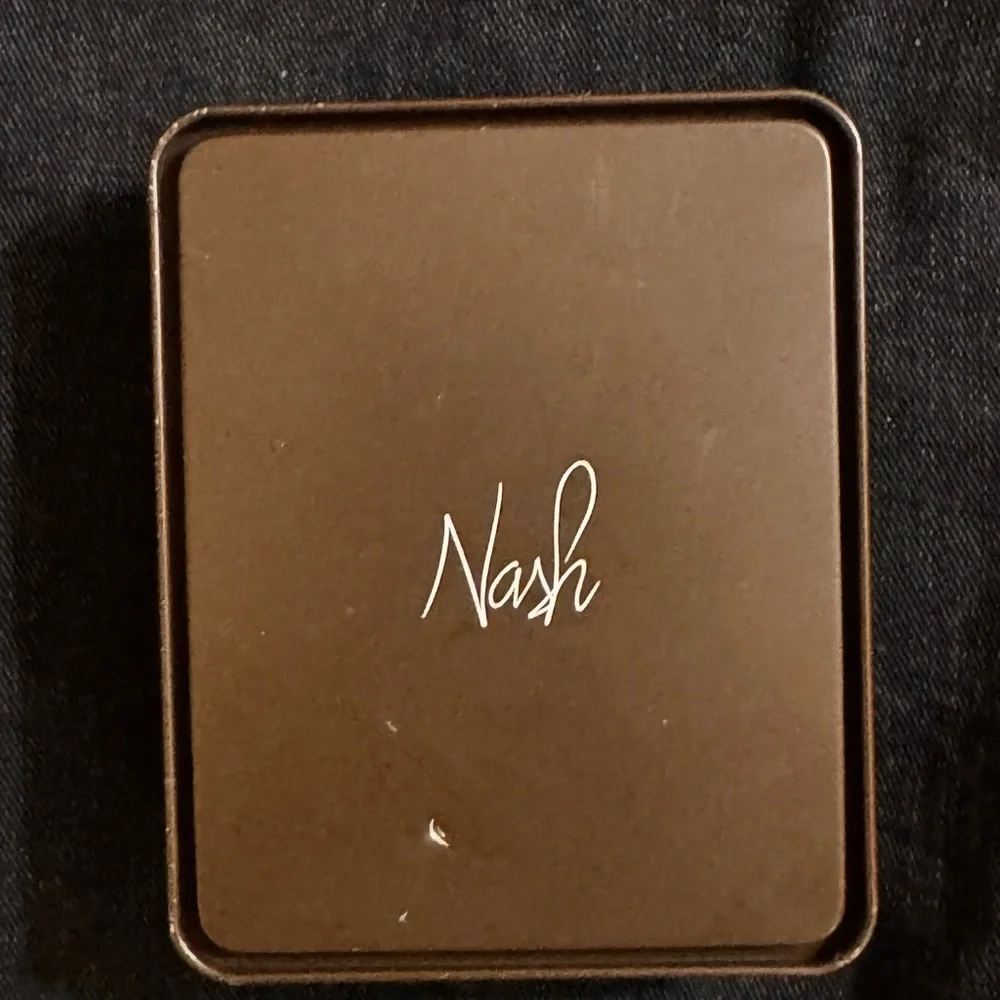 Patricia Nash Black Leather Magnetic Money Clip Card Case